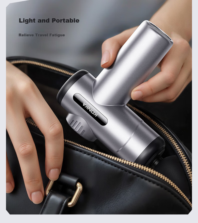 KONKA Fascia Gun Massager Shoulder Neck Waist Back Massager Deep Muscle Relaxation Mini Portable Professional Sports Neck Fascia Gun Practical Birthday Gift for Dad Mom Boyfriend 20