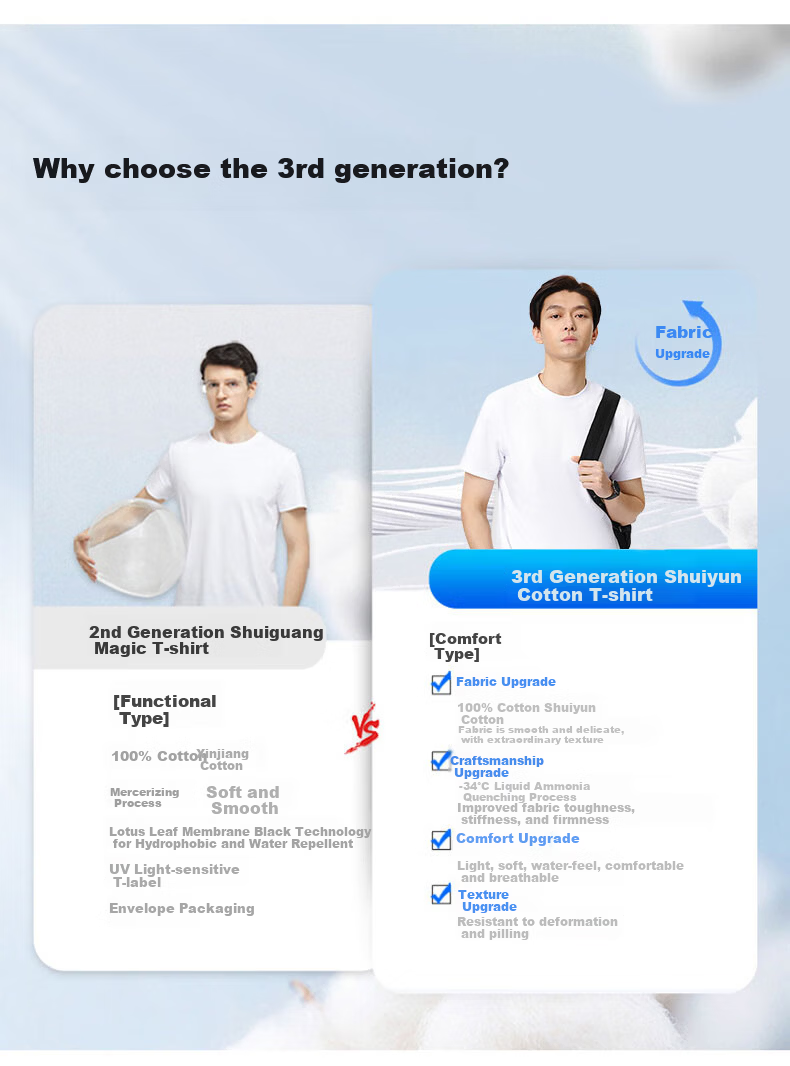LangSha Men's Short Sleeve Vest Pure Cotton Round Neck Simple Skin-Friendly Autumn Winter Solid Color Base Shirt 5