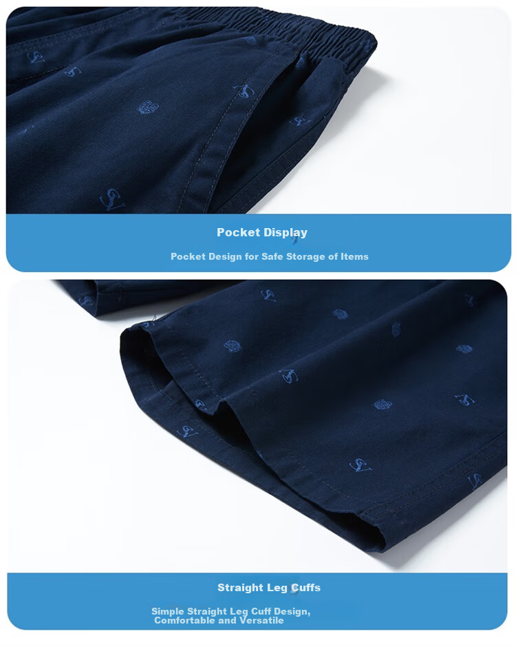 Pierre Cardin Men's Summer Casual Breathable Five-Point Outdoor Cool Stretch Sports Shorts Light Blue XL 5
