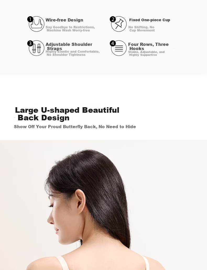 Wanmeijiyi Xu Yiyang Same Style Push-Up Bra, Foundation Liquid, Women's Underwear, Beautiful Back, Seamless, Invisible, Anti-Sagging, Side Support Bra 19