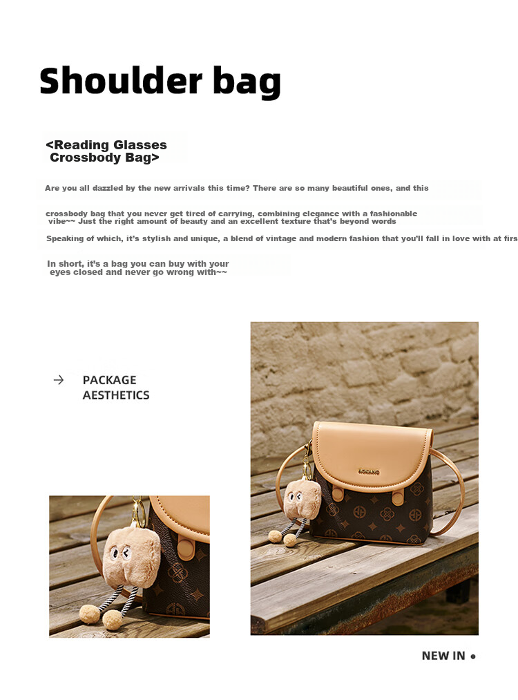 Aokang Women's Handbag, Trendy Phone Bag, Small Square Bag, Light Luxury Crossbody Shoulder Bag, Birthday And 520 Gift for Mom Or Wife 2