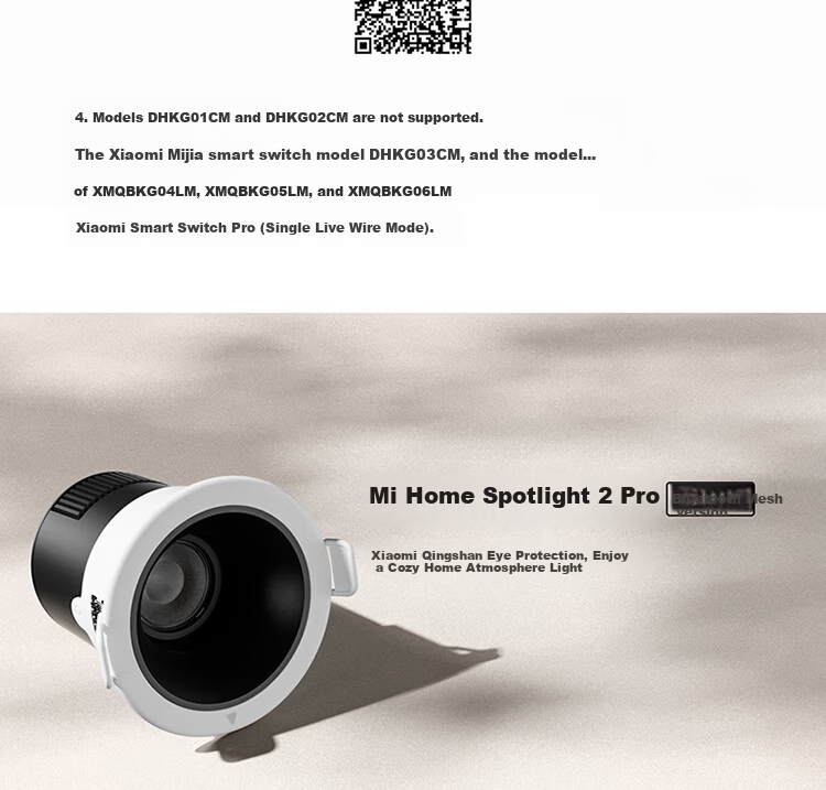 Mijia Xiaomi Mijia Downlight 2 Xiaomi Qingshan Eye Protection Full Spectrum Stepless Dimming Light Fixture 5