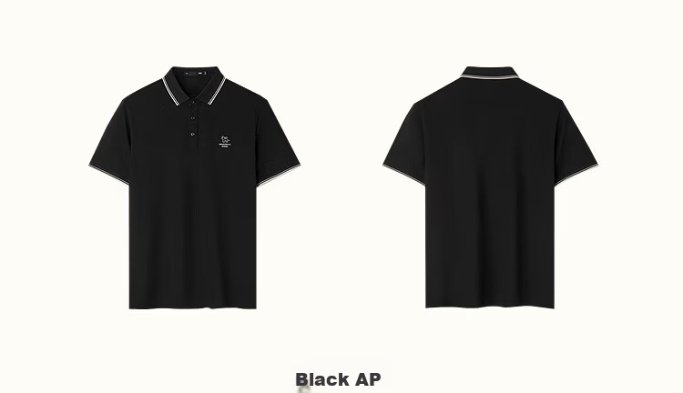HLA Hailan Home Men's Short Sleeve Polo Shirt 26 Year of the Horse Series Summer Cool Collar Short Sleeve 9
