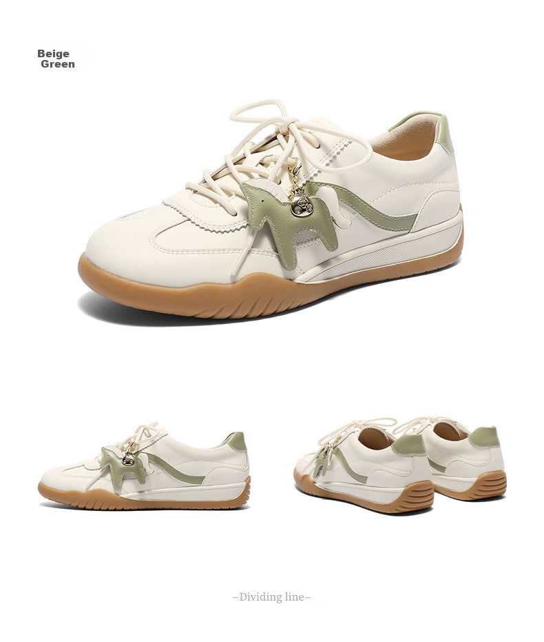 Senda Guo Yuxin Same Style Little Pony Training Shoes Women 2026 Spring New Ma Shang You Qian Agan Sneakers 4NRD5 Brown Size 35 22