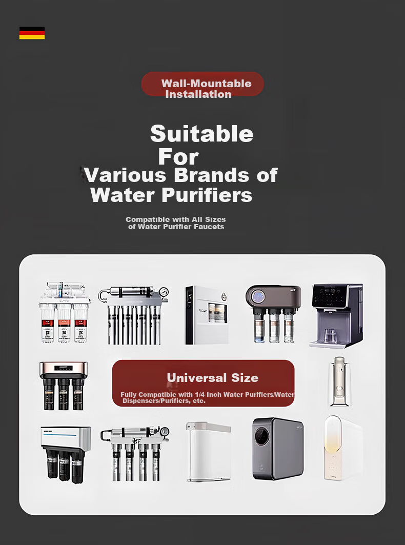 OLEWA Germany Water Purifier Faucet 304 Stainless Steel Single Outlet Water Purifier 1/4" 3/8" Household Direct Drinking Z501 20