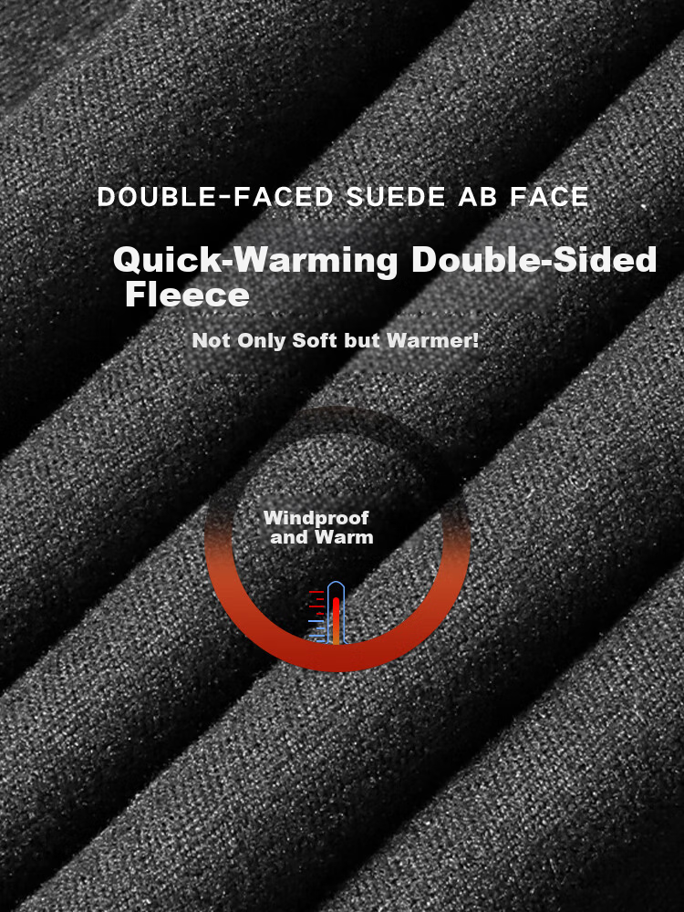 Chonger Men's Thermal Vest Seamless Thickened Fleece Double-Sided Autumn Winter Plus Size Base Layer Sleeveless Vest Underwear 4