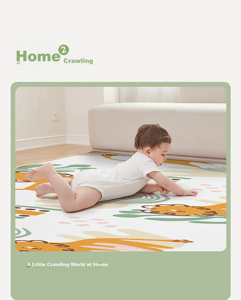 BG-BABYGO Outdoor Waterproof Moisture-Proof Mat Lawn Camping Mat Foldable Portable Insulated Children's Picnic Mat 180*120*0.5cm 10