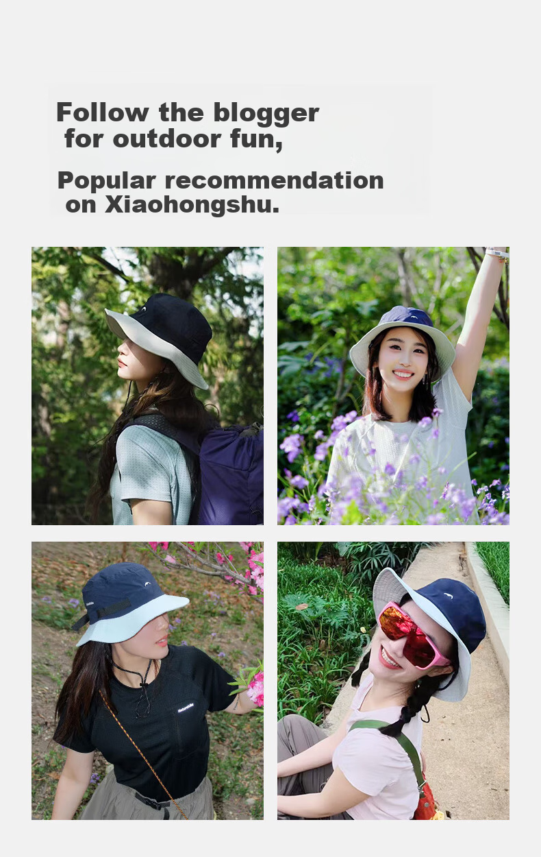 Naturehike Outdoor Hiking Mountaineering Cooling Wide Brim Bucket Hat Men 2026 Spring Summer New Sun Protection Cap Women 18