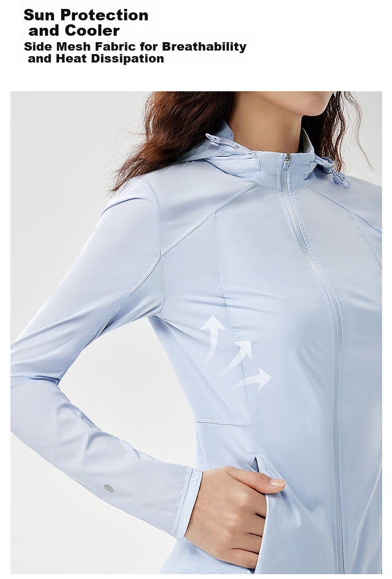 MOLY VIVI Lightweight Mermaid Slim Fit Sunscreen Jacket for Women Summer New Fashion UV Protection Coat Magic Vivi 11