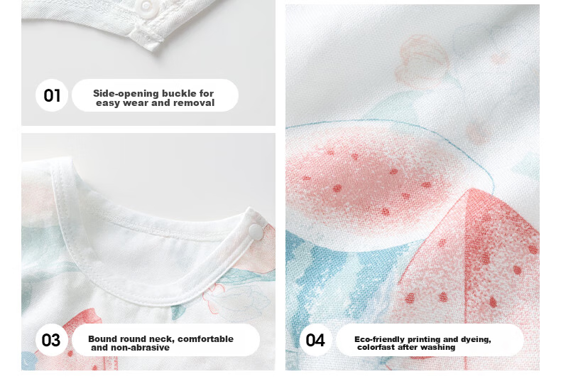 Betis Baby Belly Protector Summer Infant Bellyband Newborn Vest Gauze Clothes Cold Prevention Device 19