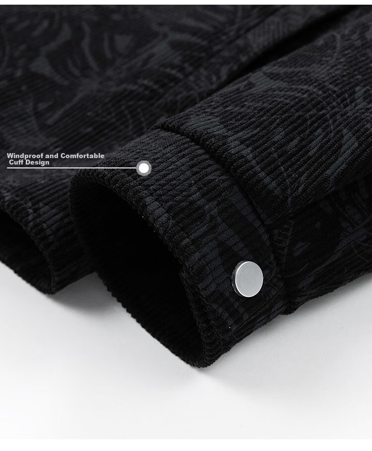 TUCANO Men's Spring Autumn Workwear Jacket Loose Casual Lapel High-End Men's Clothing Black M 8
