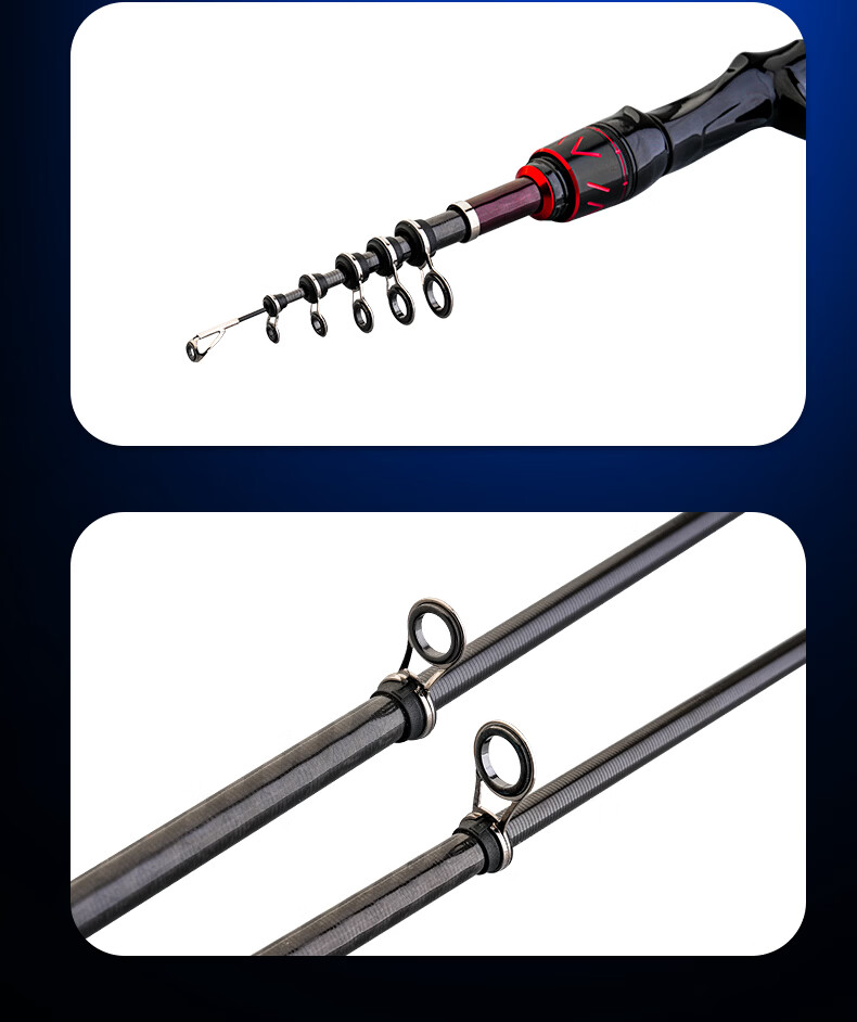 GW 1.5m Straight Handle Xianglin Telescopic Lure Rod ML Medium Light Versatile Short Section Lure Fishing Rod for Mandarin Fish Fishing Gear 5