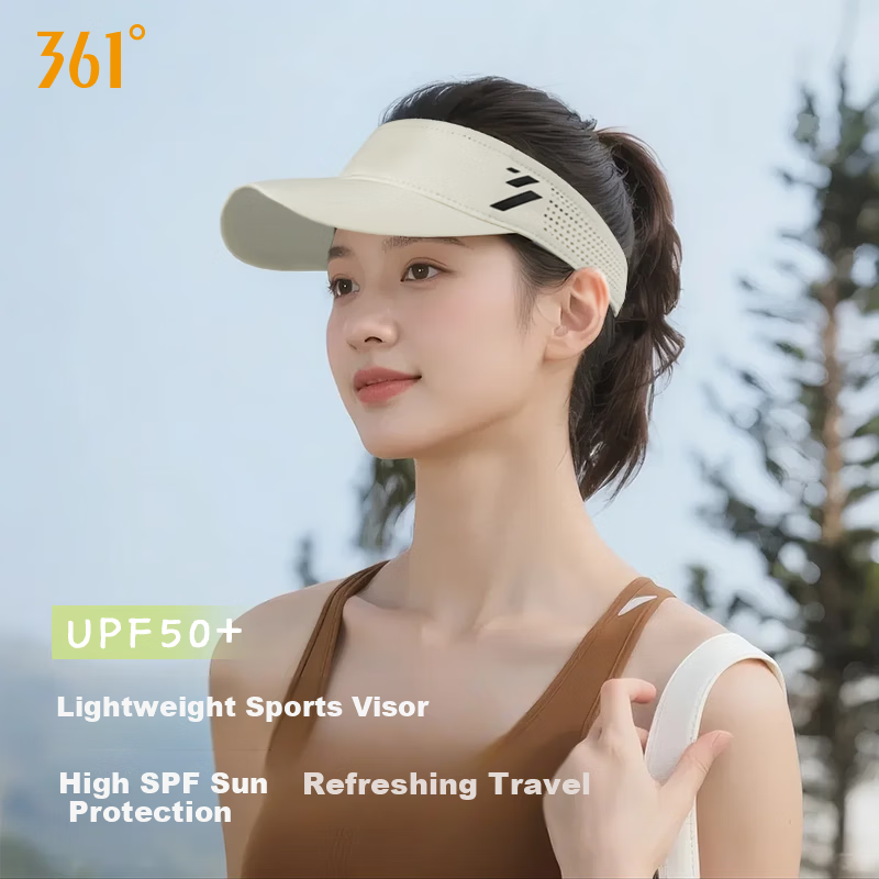 361° Authentic Men's Sun Protection Cap, Women's Outdoor Sports Tennis Marathon Hat, Pink, Size 53-58CM