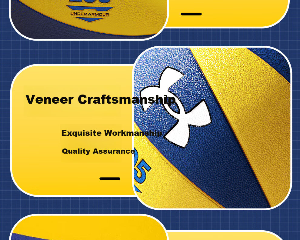 Under Armour Volleyball Training and Competition Ball for Middle School Exams, Adult and Children Soft and Hard Volleyball Size 5 16