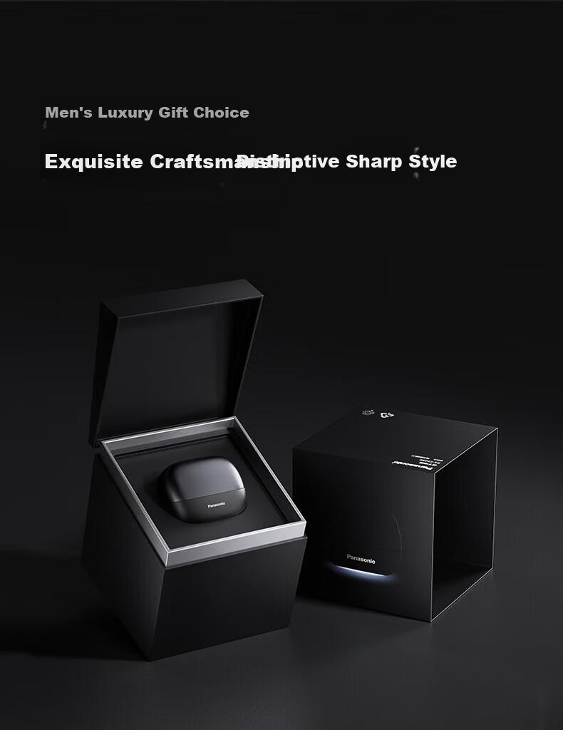 Panasonic Palm IN Electric Shaver Reciprocating Imported Stainless Steel Five-Blade Type-C Portable Flagship Shaver 520 Gift for Boyfriend CM50 Titanium Gray 18