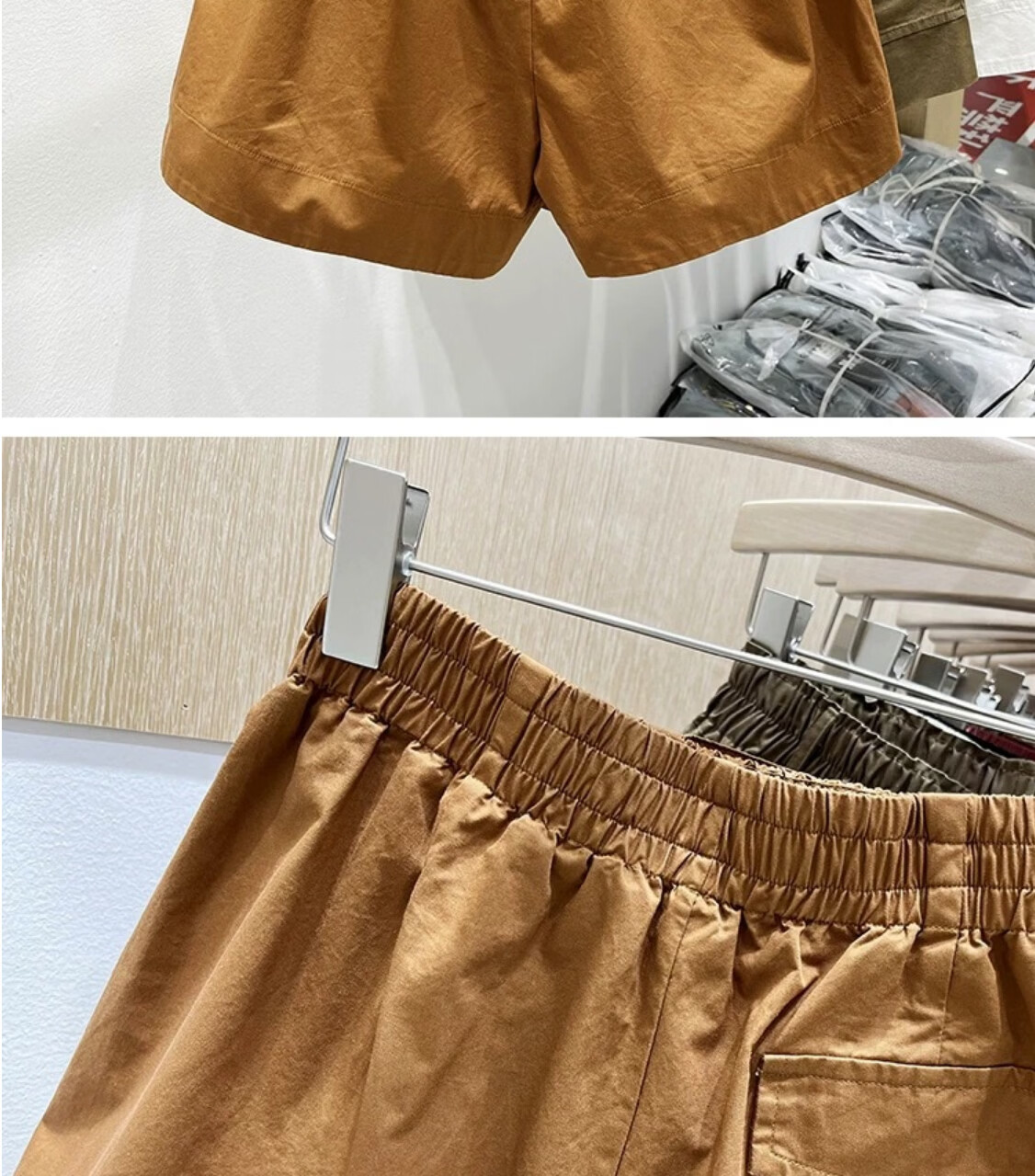 Langsha Women's Pure Cotton Summer Shorts 2026 New Loose Slimming Wide-Leg High-Waist A-Line Casual Versatile Hot Pants 18
