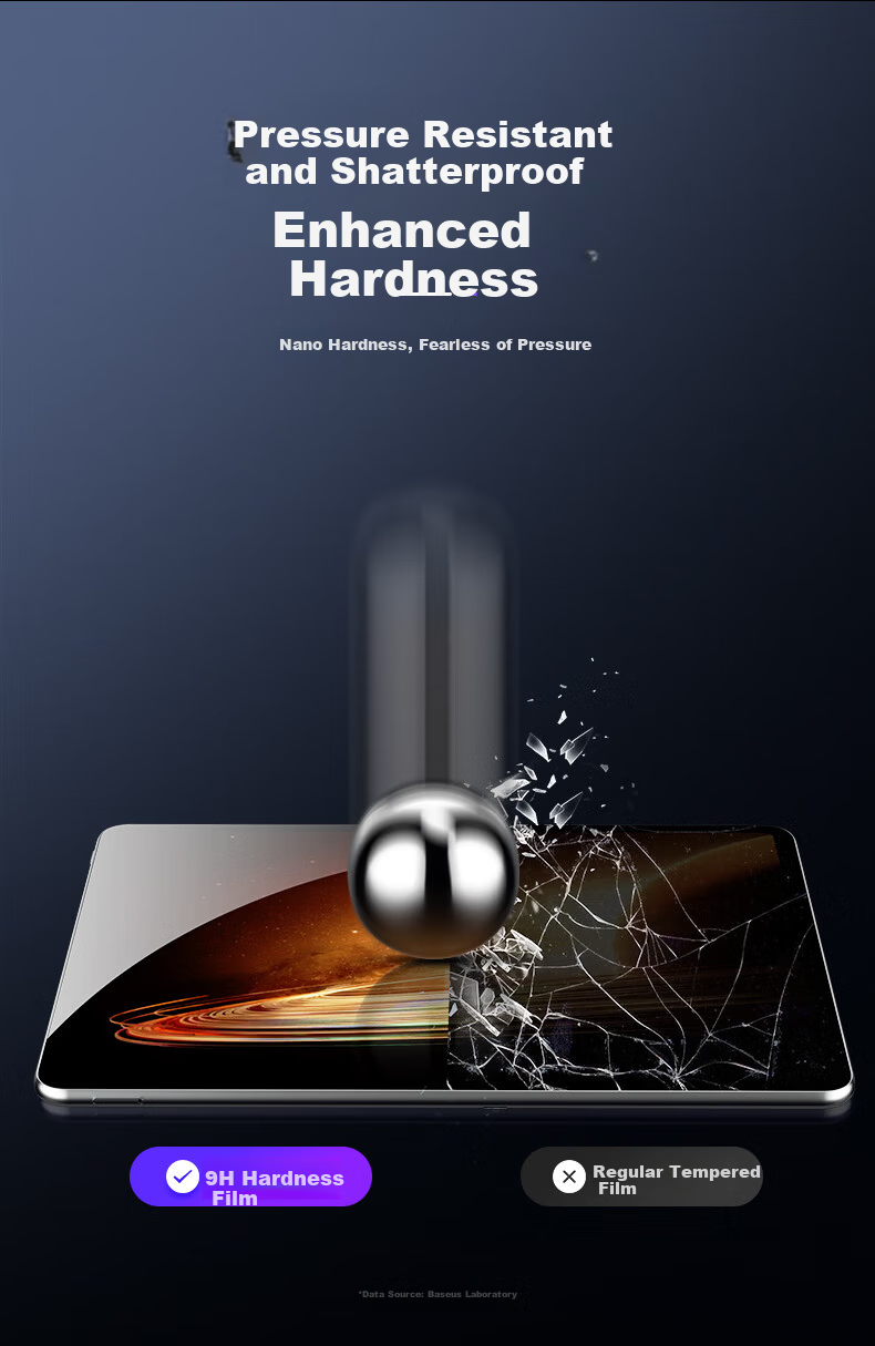 BIAZE Tempered Glass Screen Protector for 2026 OPPO Pad Mini 8.8-inch Tablet, AR Anti-Reflective HD Protective Film, Anti-Fingerprint, Scratch-Resistant 6