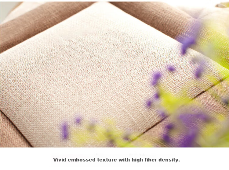Fan Ye Linen Breathable Square Seat Cushion with Ties, Long-lasting Comfort for Home and Office, Dining Chair Cushion, All-Season Use 3