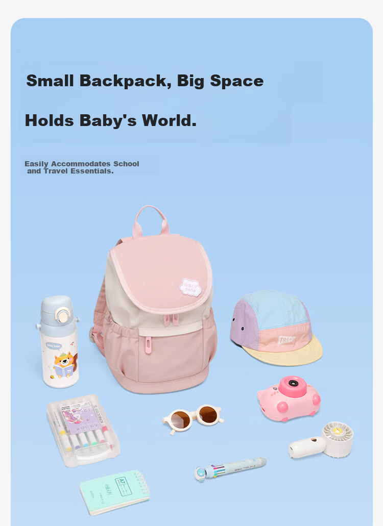 GOLF Kids Lightweight Breathable Kindergarten Backpack Outdoor Travel School Bag for Boys and Girls Parent-Child Backpack 13