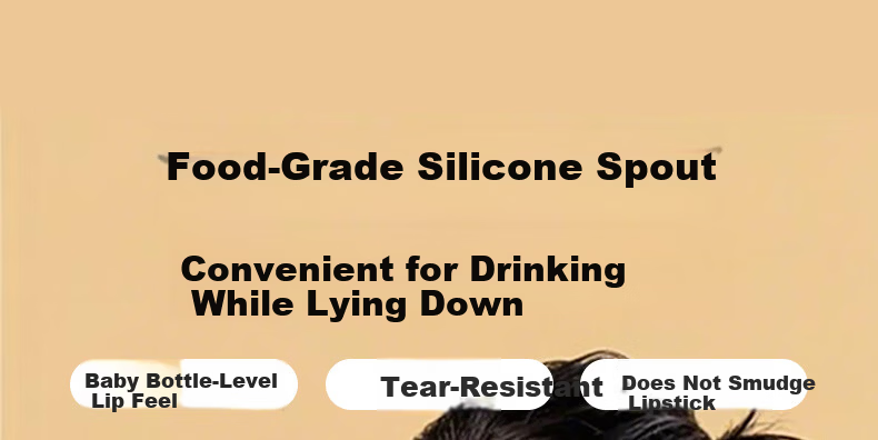Sidomi Straw Cup Maternity and Pregnancy Glass Water Cup with Measurement for Elderly Bedridden Patients Adult Drinking Cup 8