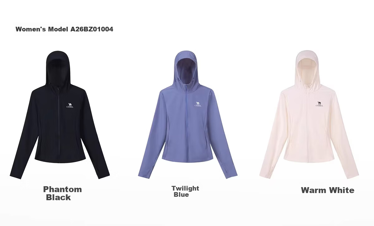 CAMEL Outdoor Original Yarn Sun Protection Jacket 2026 Spring Summer New Unisex UV Protection Breathable Windproof Coat 1002 24