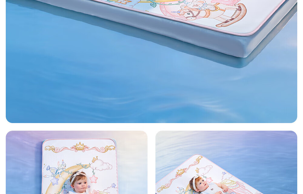 Betis Baby Cooling Mat Soft Breathable Ice Thin Pad Toddler Kindergarten Nap Mat Summer Party 120*65cm 31