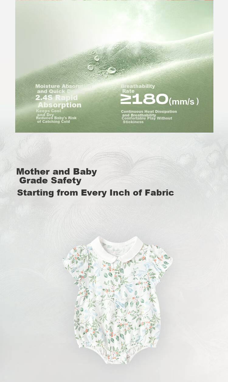 Balabala【balaOne】Kids Baby Triangle Romper 2026 Summer Cute Playful 6