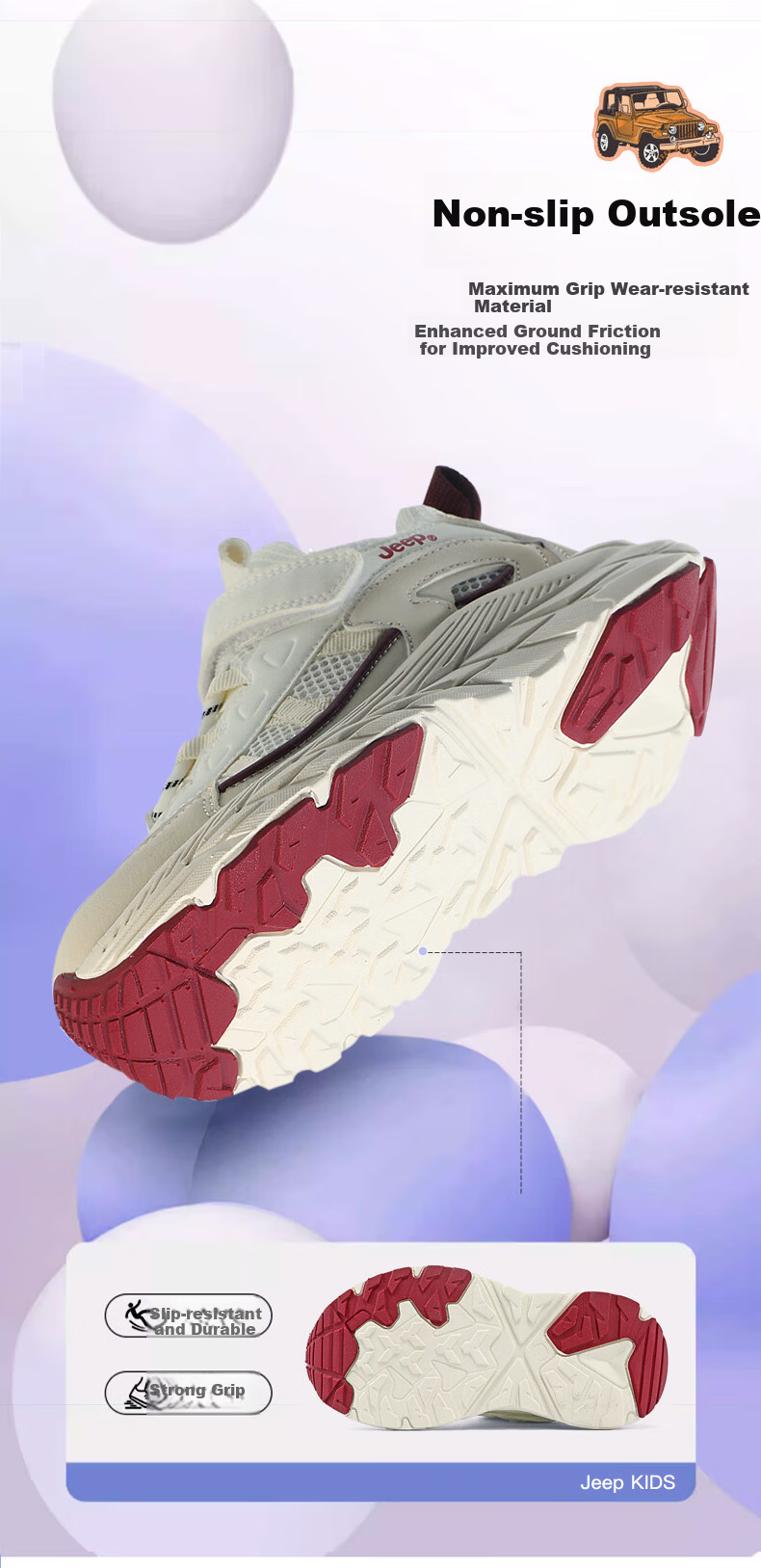 JEEP Kids Running Shoes Dad Sneakers Breathable Mesh Spring Summer New Unisex Children's Mesh Shoes Starry Blue Size 35 8