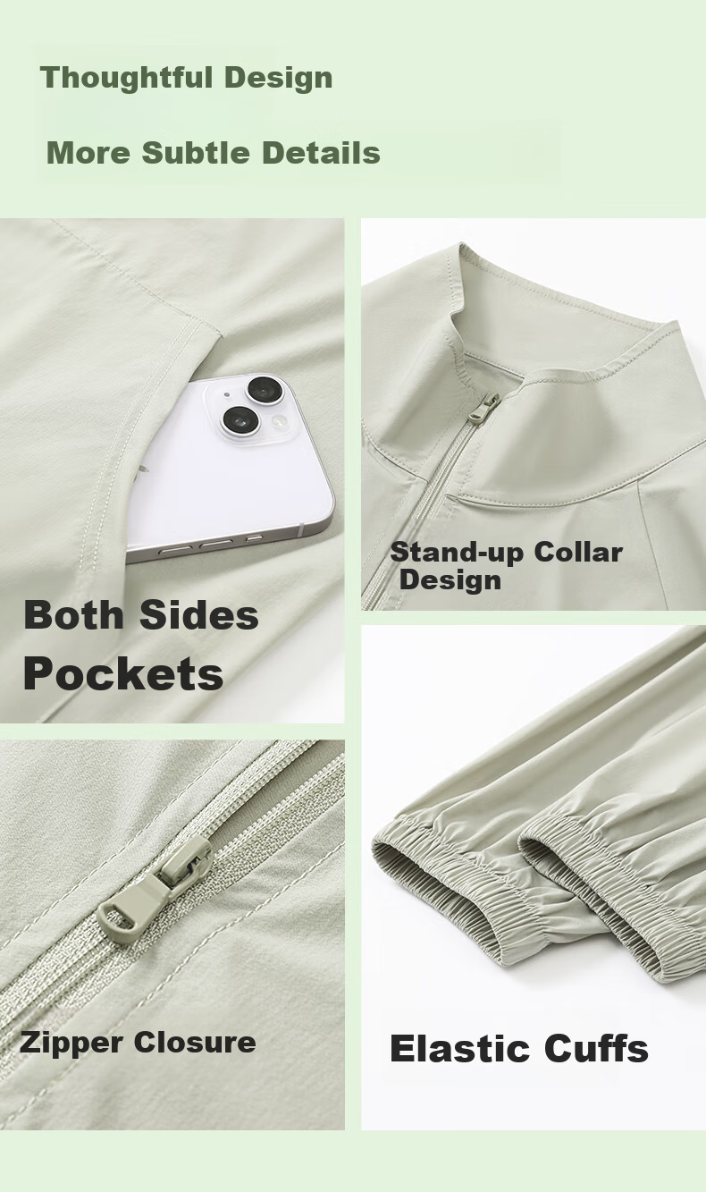 MiiOW 【UPF50+】 Women's Sun Protection Jacket 2025 New Summer Cool Lightweight Breathable UV Protection Ice Silk Sunscreen Coat 7