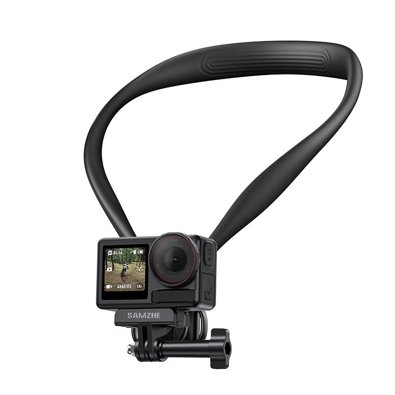 ShanZe [Horizontal and Vertical Switch] Enlarged Neck Strap Mount for Sports Camera Compatible with Action6/5Pro/4/AcePro2/Nano/GoPro/Pocket4Pro SN03Pro