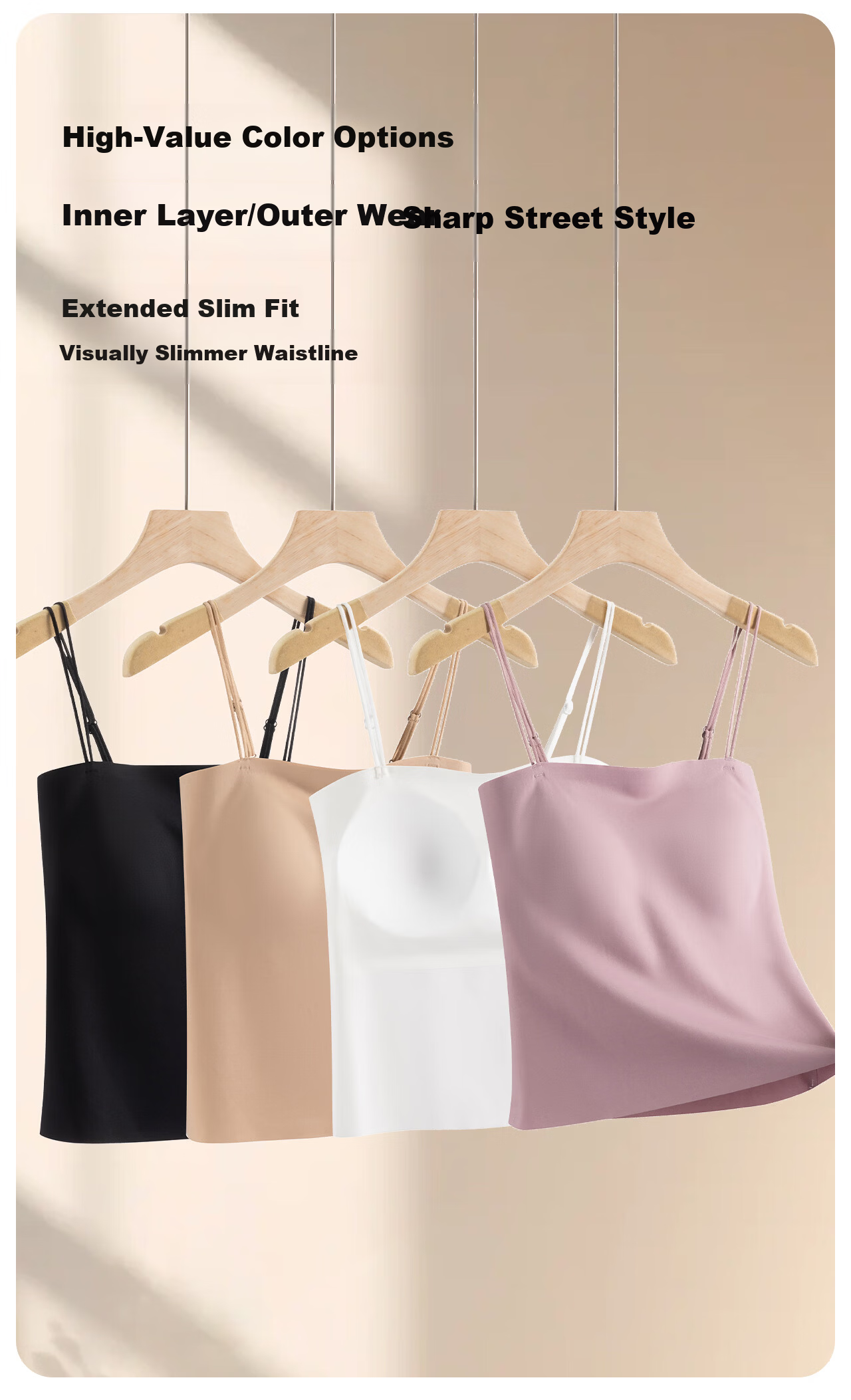 Miiow Ice Silk Camisole Pink Foundation Underwear Women Backless Seamless Invisible Skin Color Bra Integrated Anti-Exposure Tube Top Summer 12