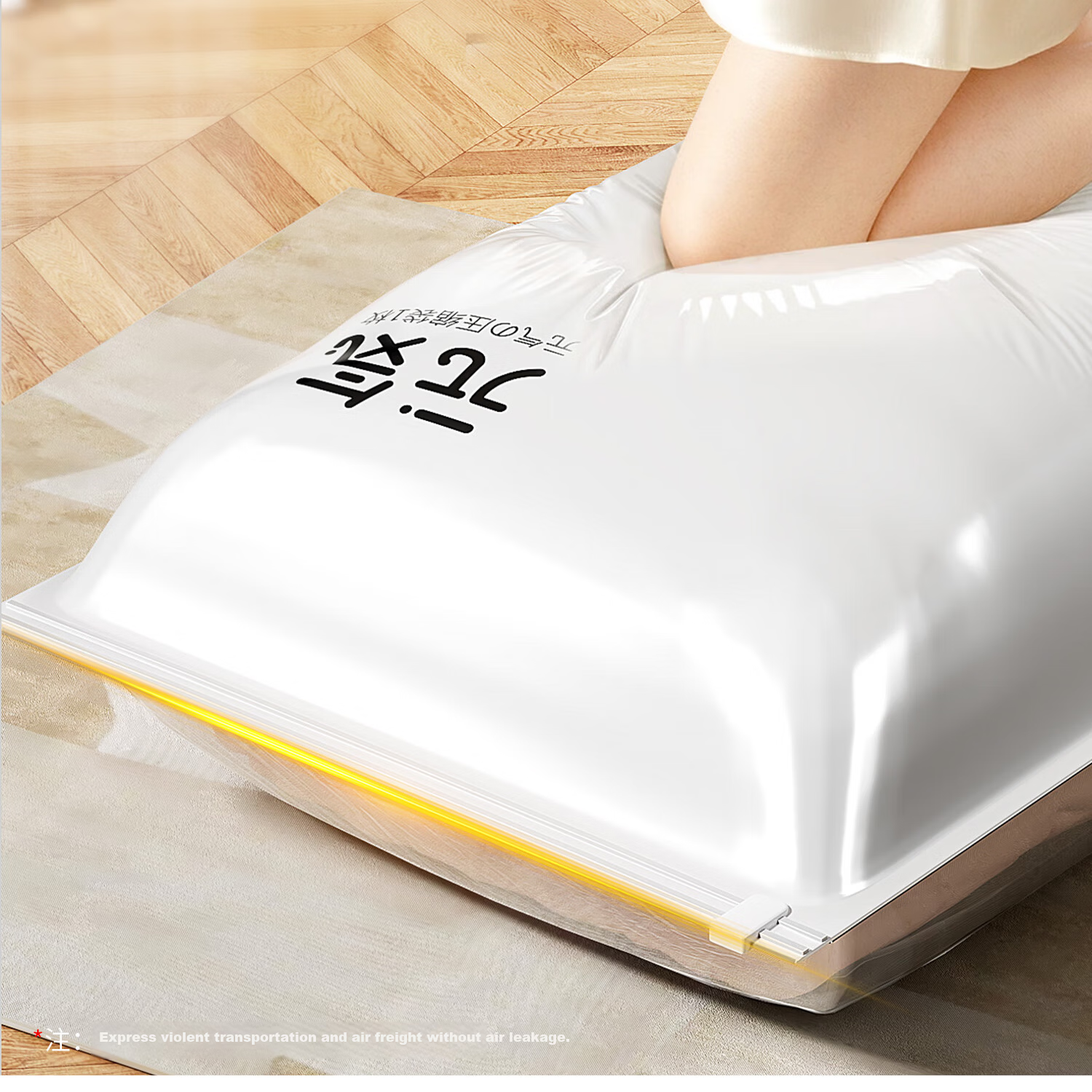 Zhifan Japanese Vacuum Compression Storage Bags for Clothes and Quilts, Specially Designed for Down Jackets, Air Extraction Travel Storage Bags for Bedding 16