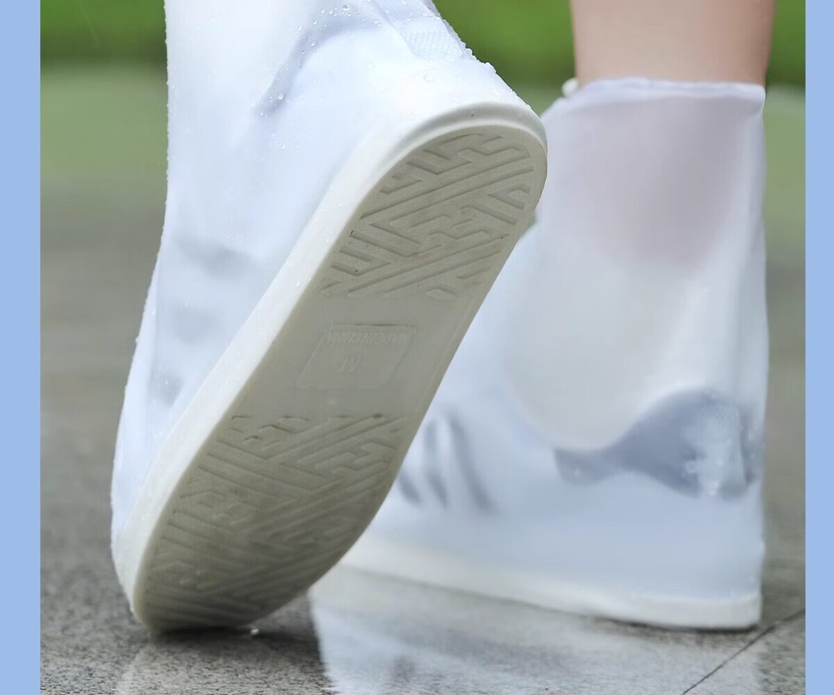 Kelorock Waterproof Sandproof Rain Shoe Covers Outdoor Snowproof Non-slip Wear-resistant Adult Mid-High Boot Covers 9