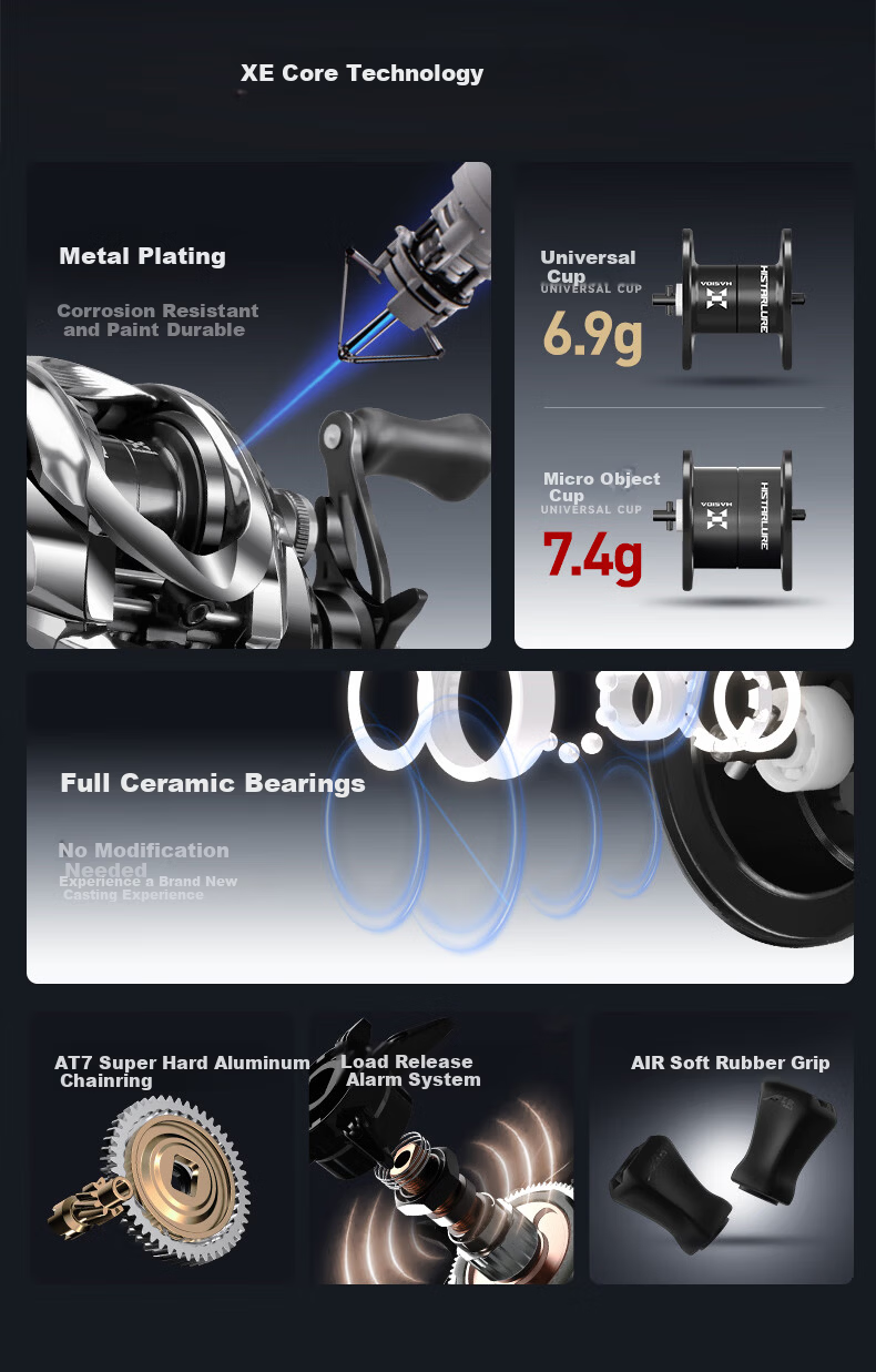 HISTAR X Series X6 Full Ceramic Bearing Micro Line Cup Left-Handed Spinning Reel 2