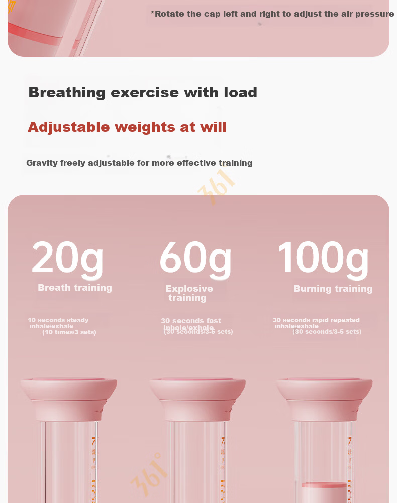 361° Weighted Breathing Dumbbell Diaphragmatic Breathing Trainer for Men and Women Fitness Lung Capacity Respiratory Resistance Training 10