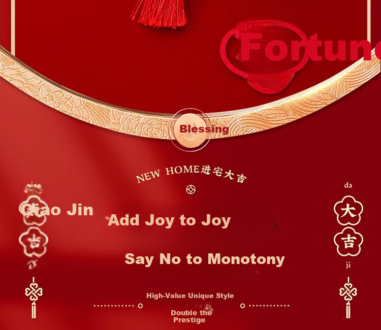 Congpai Peace and Happiness 10,000 Yuan Fabric Envelope Red Packet Bag Wedding Birthday Housewarming Opening School Promotion Red Envelope Ang Pow 4