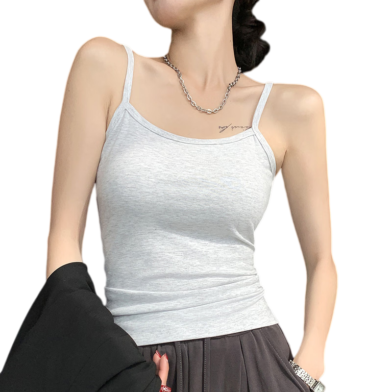 Langsha Snowflake Camisole Vest Women Summer Sexy Inner Wear 2026 New Slim Fit Simple Versatile Basic Top