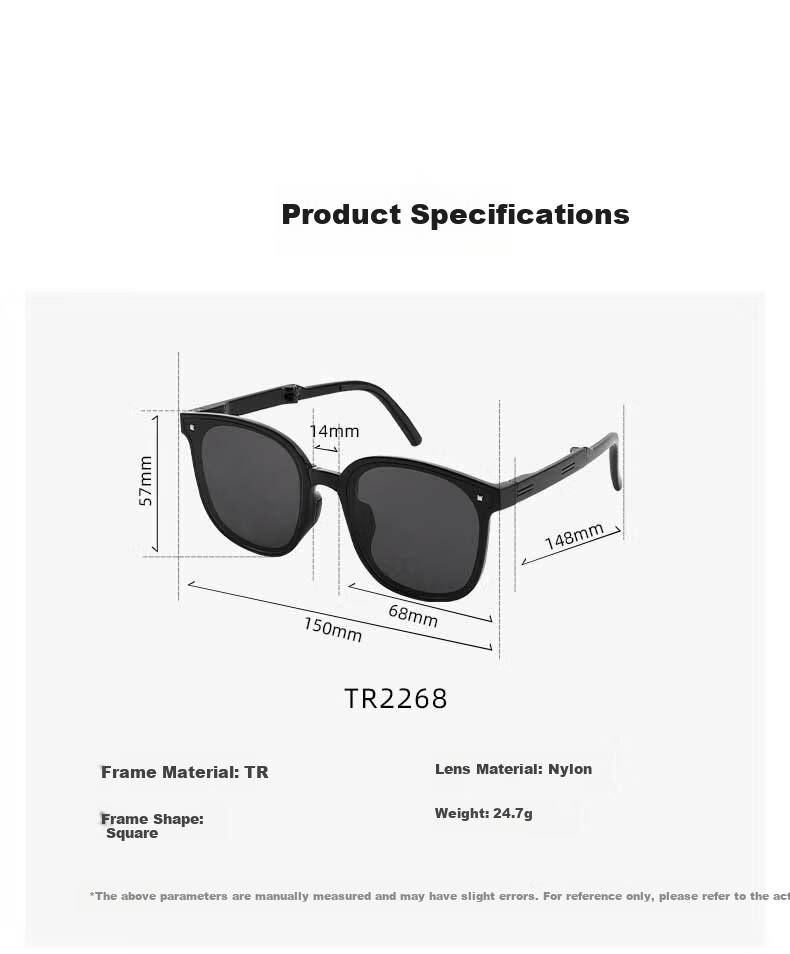LOOK Polarized Folding Sunglasses Women Driving UV Protection Men Sunglasses Back to School Christmas Gift 4