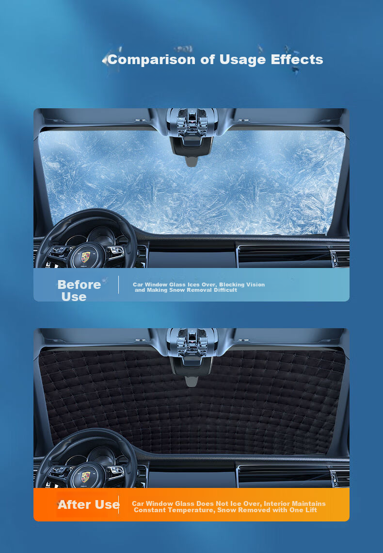 Off-Road Soldier Car Sunshade Front Windshield Snow Cover Windshield Snow Shield 4