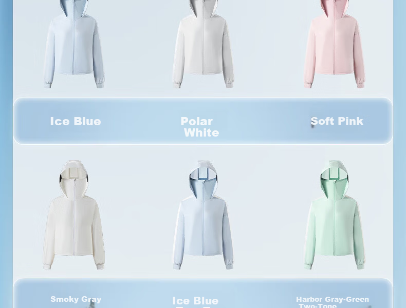 Meilicheng Hou Minghao Same Style Cool and Breathable Sunscreen Jacket for Women UV Protection Slim Fit Antibacterial Coat FS001 33