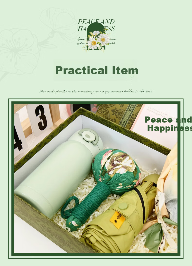 Aishier Hand Gift for Employees Men and Women Nurses Mother's Day Birthday Practical Gift for Girls Insulated Water Bottle Gift Box 11