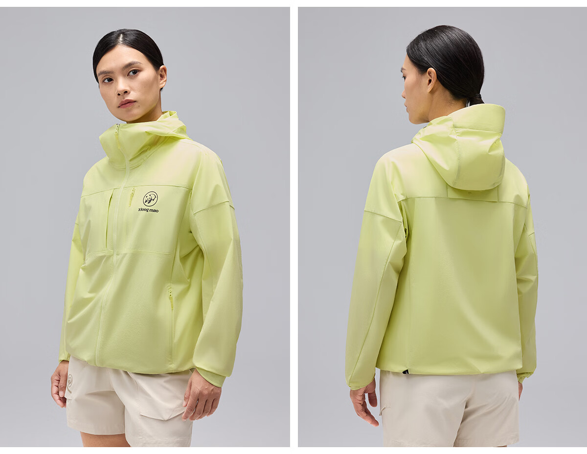 Xiongmao Liu Yifei Same Style [Dunke LT] Outdoor Soft Cordura Shell Jacket, Spring And Summer Windproof Wear-Resistant Coat for Men And Wome 30