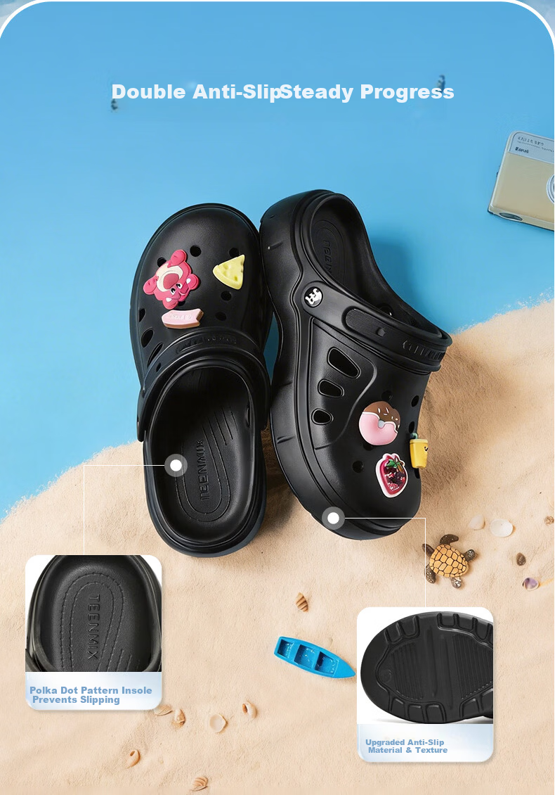 Tianmeiyi Xianbei Hollow Thick-Soled Sandals Women's Breathable Non-Slip Beach Shoes 2026 New Style 6