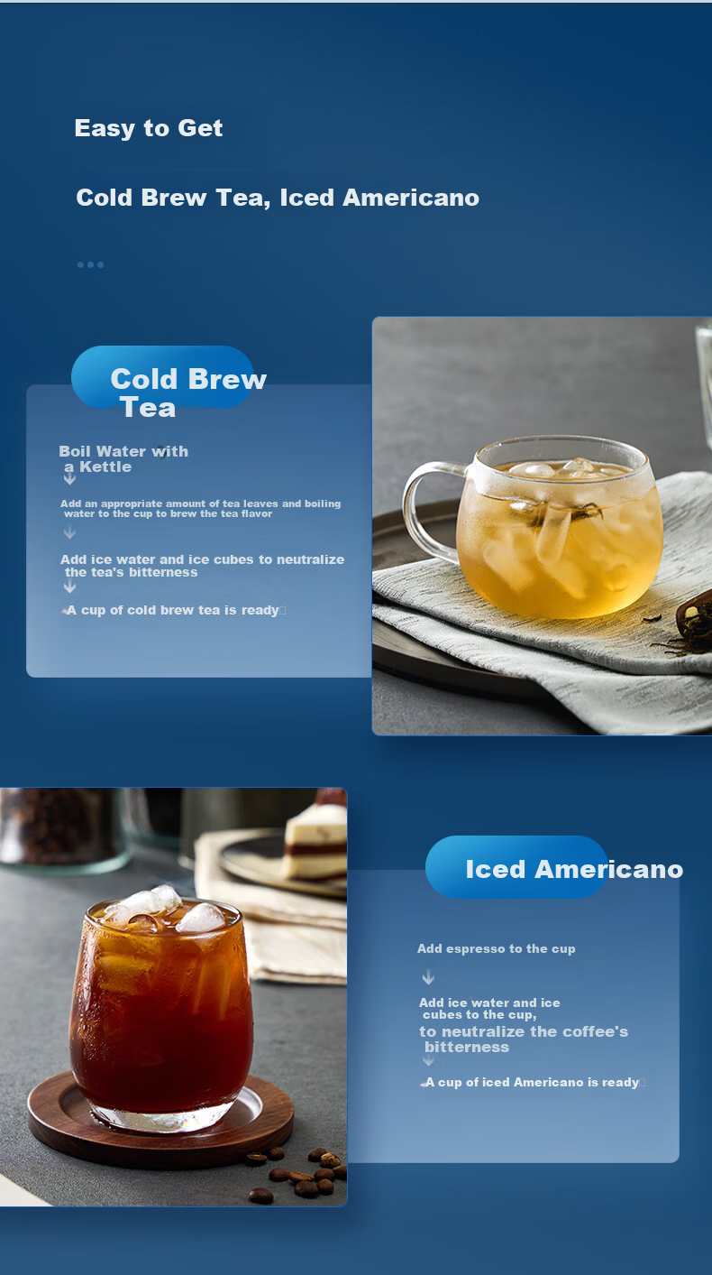PHILIPS Ice Cube Tea Bar Machine High-End Home One-Key Smart Bottom Water Bucket Office Water Dispenser Ice Realm T1 Fully Automatic Ice-Making Tea Bar Machine 6