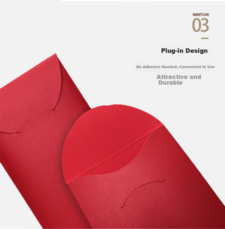 Qingwei Fu Character Red Envelopes 12-Pack Wedding Birthday Opening Ceremony Business Red Packets Glitter Paper Thousand Yuan Edition 8