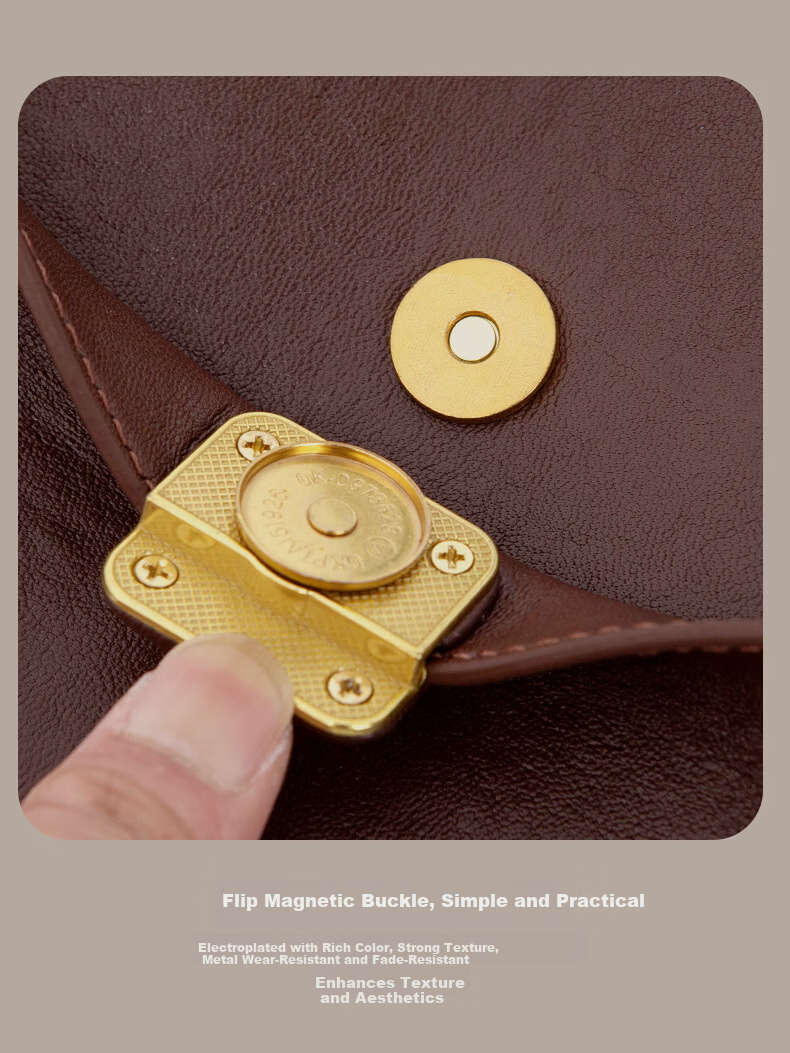 AudiJia Genuine Leather Saddle Bag Women's 2026 Crossbody Commuter Fashion Versatile Shoulder Bag Birthday Gift for Women 11
