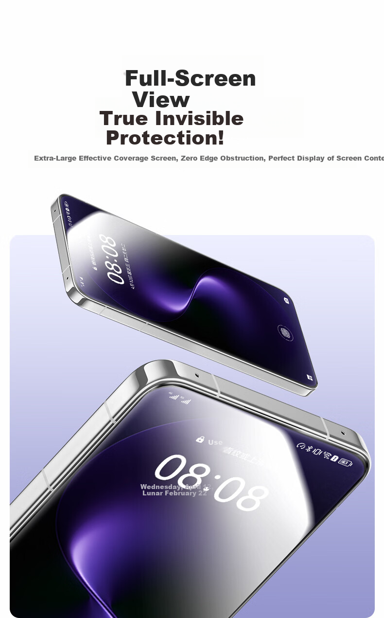 Langke [2-Pack] Tempered Glass Screen Protector for Huawei Nova 15 Pro/Ultra, Ultra-Thin, High-Definition, Anti-Fingerprint, Full Coverage, No Black Edges 3