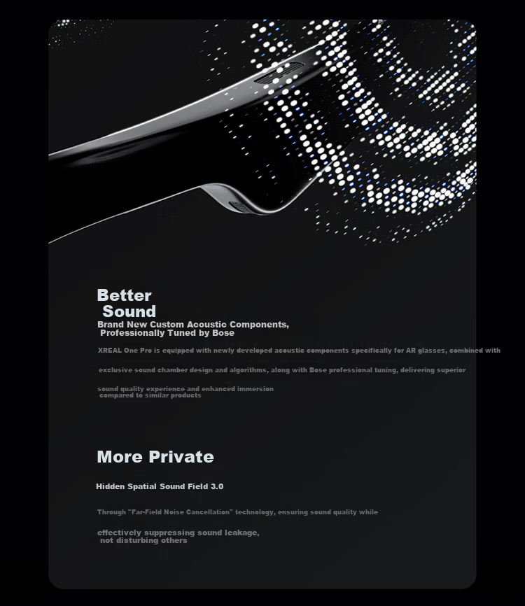 XREAL One Pro AR Smart Glasses 556" Portable Display 57° FOV Self-developed X1 Chip Native 3DoF Hovering Movie Glasses Non-VR AI Glasses Size M 33