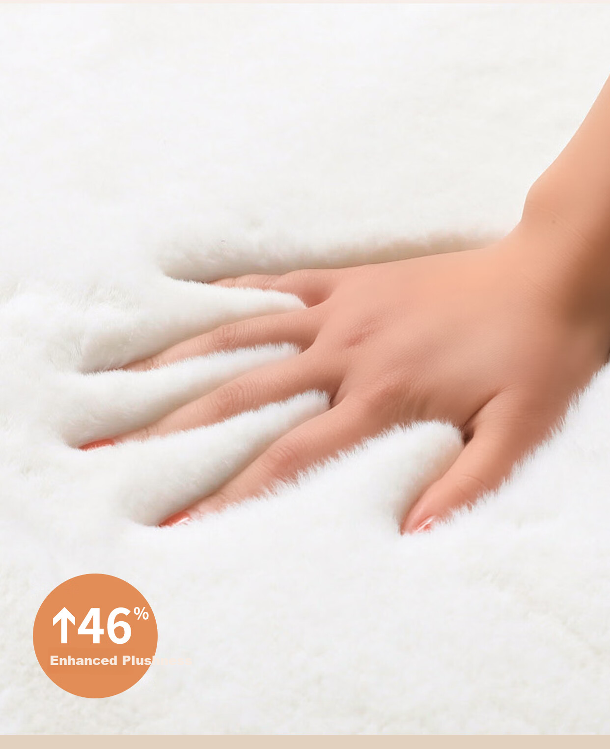 Xinglianxin Bedroom Carpet 2025 New Wash-Free Imitation Rabbit Long Hair Bedside Rug Floor Mat Window Cushion 120*160cm 5