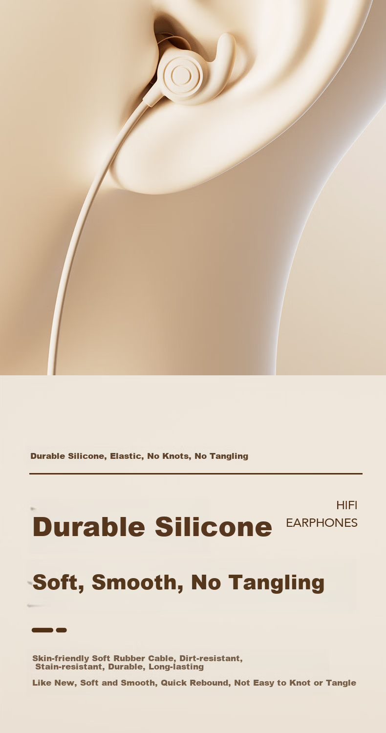 Zhiguozhe Sleep-Specific Wired Type-C Earphones Pain-Free Noise Cancelling Digital Audio Earbuds for Side Sleep Professional Sound Isolation 5